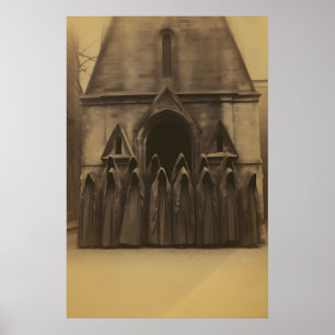 De Cultus, Vintage fotografie, Donkere Academie Poster