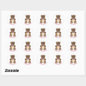 De Cupcake Beer Ronde Sticker (Vel)