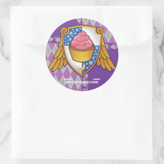 DE CUPCAKE CODE - STICKER (Tas)