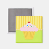 De Cupcake magneet (Voorkant / Achterkant)