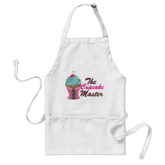 De Cupcake Master Apron Standaard Schort (Voorkant)