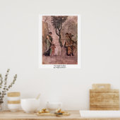 De Cupid gestraft door Pompeian Painter Poster (Keuken)