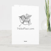 De Cupido van de zombie - Valentijn (voeg Uw Eigen Feestdagen Kaart (Achterkant)