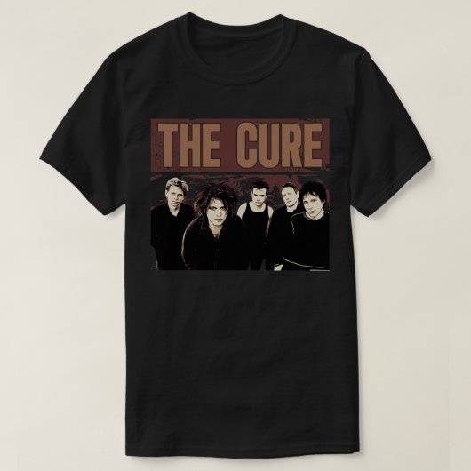 De Cure Brown vintage T-shirt (Design voorkant)