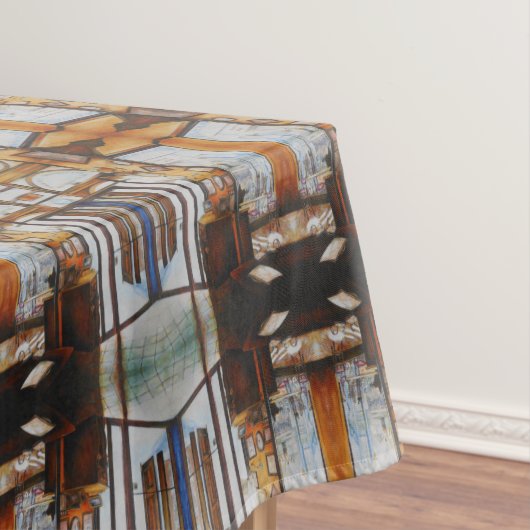 De curiositeit is het Hulpmiddel van de Tablecloth Tafelkleed (Voorbeeld)