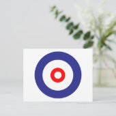 De curling briefkaart (Staand voorkant)