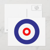 De curling briefkaart (Voorkant / Achterkant)