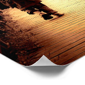 De cursieverdruk poster (Hoek)