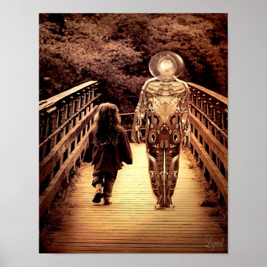 De cursieverdruk poster (Voorkant)