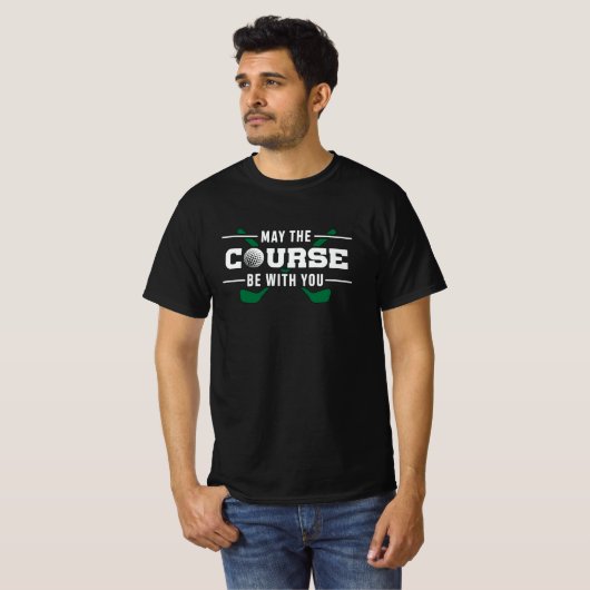 De cursus is bij je Golf Golfer Golfing Grapny T-shirt (Voorkant volledig)