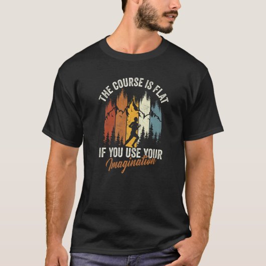 De cursus is een afbeelding voor groot gebruik in t-shirt (Voorkant)