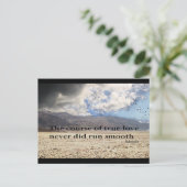 De cursus True Love Briefkaart (Staand voorkant)