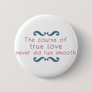 De cursus True Love Ronde Button 5,7 Cm