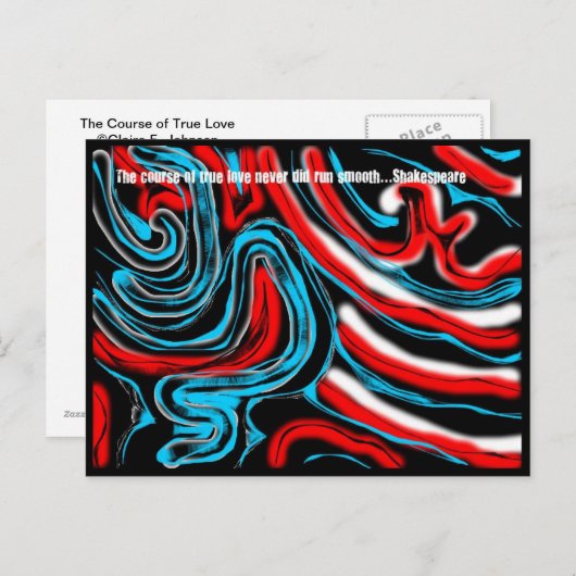 De cursus van ware liefde... briefkaart (Voorkant / Achterkant)