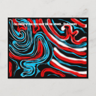 De cursus van ware liefde... briefkaart