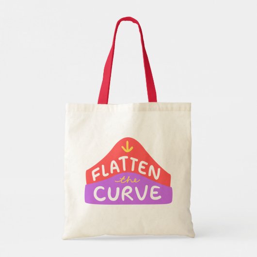 De curve afvlakken | einde van Covid 19 Tote Bag (Achterkant)