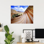 De curve poster (Thuiskantoor)