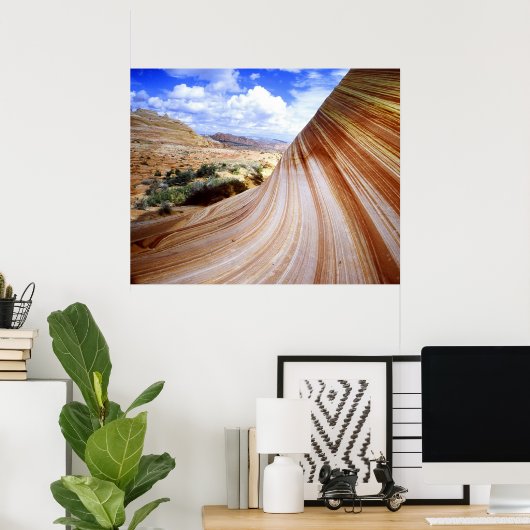 De curve poster (Thuiskantoor)