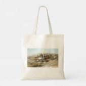 De Custer Fight Battle Charles Marion Russell  Tote Bag (Achterkant)