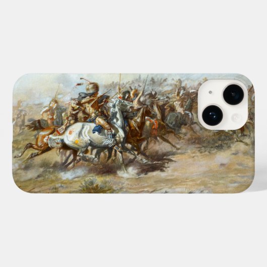 De Custer Strijd Strijd Charles Marion Russell Case-Mate iPhone Case (Achterkant (horizontaal))