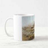 De Custer vecht tegen Charles Marion Russell Koffiemok (Links)