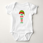 De Cute Elf Baby Jersey Bodysuit (Voorkant)