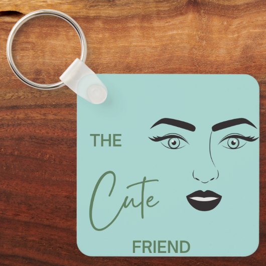 De Cute Friend Sleutelhanger (Voorkant)