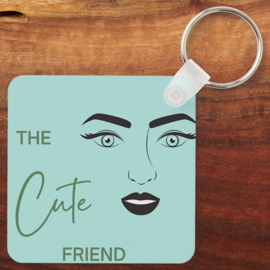 De Cute Friend Sleutelhanger (Achterkant)