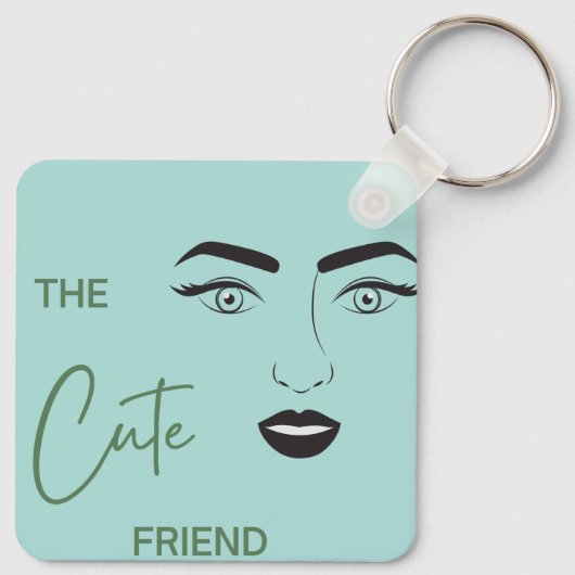 De Cute Friend Sleutelhanger (Achterkant)
