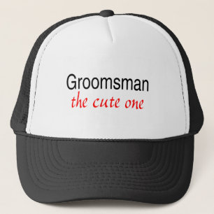 De Cute Groomsman Trucker Pet