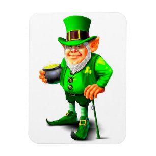 DE CUTE LEPRECHAUN magneet