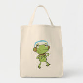 De Cute Musical Frog Bag Tote Bag (Voorkant)