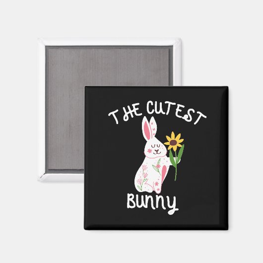 De Cutest Bunny Magneet (Voorkant / Achterkant)