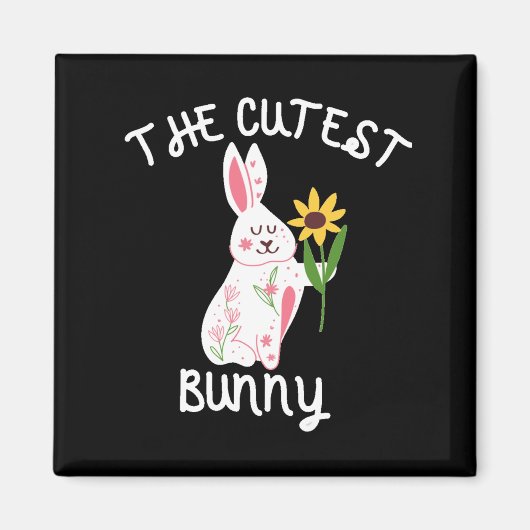 De Cutest Bunny Magneet (Voorkant)