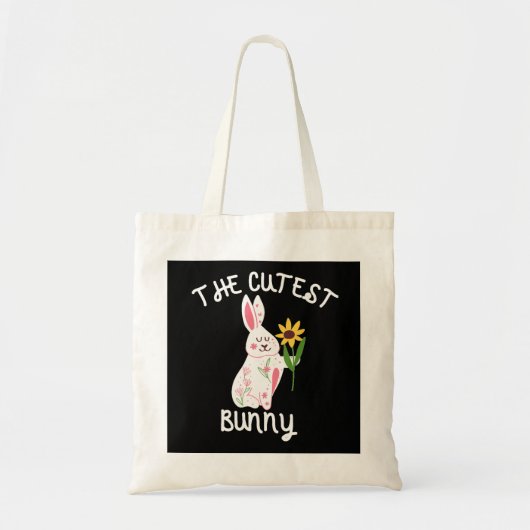 De Cutest Bunny Tote Bag (Voorkant)