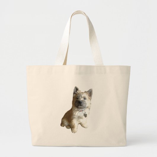 De Cutest Cairn Terrier ooit.  Cuter dan Toto. Grote Tote Bag (Voorkant)