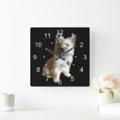 De Cutest Cairn Terrier ooit. Cuter dan Toto. Vierkante Klok (Huis)