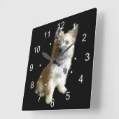 De Cutest Cairn Terrier ooit. Cuter dan Toto. Vierkante Klok (Hoek)