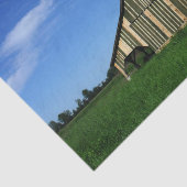 De Cutest Striped Barn Ever. Tissuepapier (Detail)