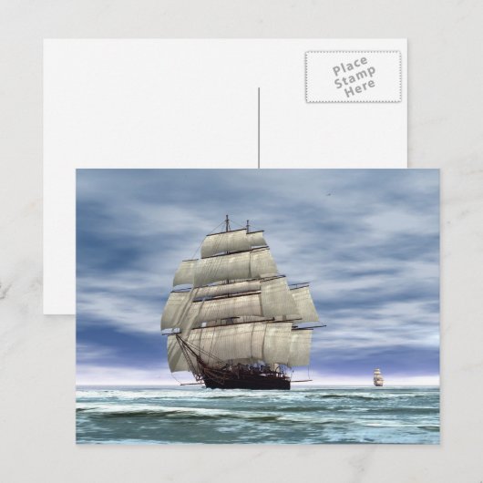De Cutty Sark Briefkaart (Voorkant / Achterkant)
