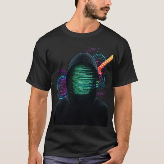 De Cyber Samurai" Elite T-shirt (Voorkant)