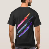 De Cyber Samurai" Elite T-shirt (Achterkant)