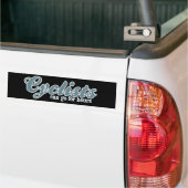 De cycli kunnen uren duren bumpersticker (Op Truck)