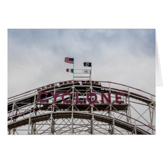 De cycloon op Coney Island, NY