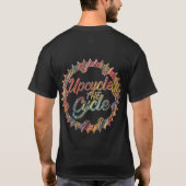 De cyclus omdraaien t-shirt (Achterkant)