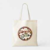De cyclus omdraaien tote bag (Achterkant)