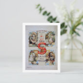 "De cyclus van een eeuw" -  zanger Advert. Briefkaart (Staand voorkant)