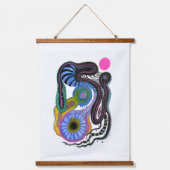 De cyclus van het leven hangend wandkleed (Voorkant)