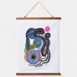 De cyclus van het leven hangend wandkleed