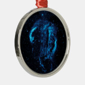 De Cygnus Loop Nebula (NASA) (Buitenruimte) Metalen Ornament (Rechts)